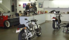 At work on various Alligator Motorcycle Prototypes