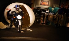 Alligator Motorcycle at Peterson Museum Breaking out of Shell