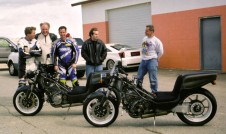 Alligator Motorcycle at Track
